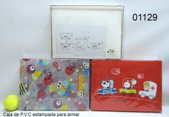 Imagen de CAJA DE P.V.C ESTAMPADA PARA ARMAR 4.25